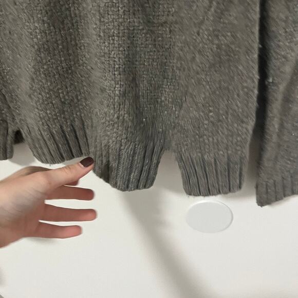 Whistles Gray Lambswool Mockneck Sweater Size Small - Picture 6 of 7